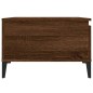 vidaXL Couchtisch Braun Eichen-Optik 55x55x36,5 cm Holzwerkstoff