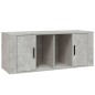 vidaXL TV-Schrank Betongrau 100x35x40 cm Holzwerkstoff vidaXL TV-Schrank Betongrau 100x35x40 cm Holzwerkstoff