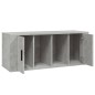vidaXL TV-Schrank Betongrau 100x35x40 cm Holzwerkstoff vidaXL TV-Schrank Betongrau 100x35x40 cm Holzwerkstoff
