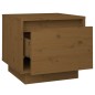 vidaXL Nachttisch Honigbraun 35x34x32 cm Massivholz Kiefer vidaXL Nachttisch Honigbraun 35x34x32 cm Massivholz Kiefer