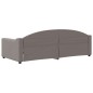 Tagesbett Taupe 90x200 cm Stoff Tagesbett Taupe 90x200 cm Stoff