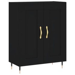 vidaXL Sideboard Schwarz 69,5x34x90 cm Holzwerkstoff