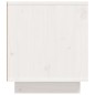 vidaXL TV-Schrank Weiß 110x35x40,5 cm Massivholz Kiefer vidaXL TV-Schrank Weiß 110x35x40,5 cm Massivholz Kiefer