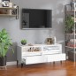 vidaXL TV-Schrank Hochglanz-Weiß 100x34,5x44,5 cm Holzwerkstoff vidaXL TV-Schrank Hochglanz-Weiß 100x34,5x44,5 cm Holzwerkstoff