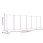 vidaXL 6-tlg. Paravent Braun 520x180 cm Stoff vidaXL 6-tlg. Paravent Braun 520x180 cm Stoff