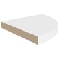 vidaXL Eck-Schweberegale 2 Stk. Weiß 35x35x3,8 cm MDF vidaXL Eck-Schweberegale 2 Stk. Weiß 35x35x3,8 cm MDF