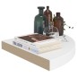 vidaXL Eck-Schweberegale 2 Stk. Weiß 35x35x3,8 cm MDF vidaXL Eck-Schweberegale 2 Stk. Weiß 35x35x3,8 cm MDF