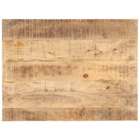 vidaXL Tischplatte Massivholz Mango 25-27 mm 80x60 cm