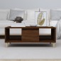 vidaXL Couchtisch Braun Eichen-Optik 90x50x36,5 cm Holzwerkstoff vidaXL Couchtisch Braun Eichen-Optik 90x50x36,5 cm Holzwerkstoff