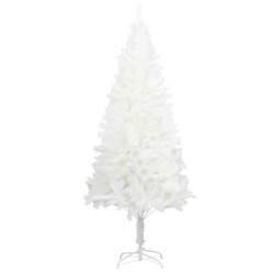 vidaXL Künstlicher Weihnachtsbaum Naturgetreue Nadeln Weiß 240 cm