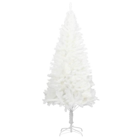 vidaXL Künstlicher Weihnachtsbaum Naturgetreue Nadeln Weiß 240 cm