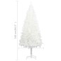 vidaXL Künstlicher Weihnachtsbaum Naturgetreue Nadeln Weiß 240 cm vidaXL Künstlicher Weihnachtsbaum Naturgetreue Nadeln Weiß 240 cm