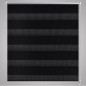Doppelrollo Seitenzug 120 x 175 cm schwarz Doppelrollo Seitenzug 120 x 175 cm schwarz