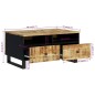 vidaXL Couchtisch 80x54x40 cm Massivholz Mango & Holzwerkstoff vidaXL Couchtisch 80x54x40 cm Massivholz Mango & Holzwerkstoff