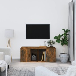 vidaXL TV-Schrank Räuchereiche 100x35x40 cm Holzwerkstoff