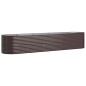 vidaXL Hochbeet Pulverbeschichteter Stahl 368x80x68 cm Braun vidaXL Hochbeet Pulverbeschichteter Stahl 368x80x68 cm Braun