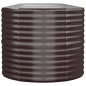 vidaXL Hochbeet Pulverbeschichteter Stahl 368x80x68 cm Braun vidaXL Hochbeet Pulverbeschichteter Stahl 368x80x68 cm Braun