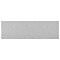 vidaXL Teppichläufer Hellgrau 80x250 cm