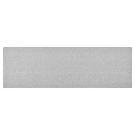 vidaXL Teppichläufer Hellgrau 80x250 cm