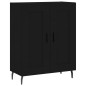 vidaXL Sideboard Schwarz 69,5x34x90 cm Holzwerkstoff vidaXL Sideboard Schwarz 69,5x34x90 cm Holzwerkstoff