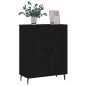 vidaXL Sideboard Schwarz 69,5x34x90 cm Holzwerkstoff vidaXL Sideboard Schwarz 69,5x34x90 cm Holzwerkstoff