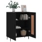 vidaXL Sideboard Schwarz 69,5x34x90 cm Holzwerkstoff vidaXL Sideboard Schwarz 69,5x34x90 cm Holzwerkstoff