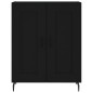 vidaXL Sideboard Schwarz 69,5x34x90 cm Holzwerkstoff vidaXL Sideboard Schwarz 69,5x34x90 cm Holzwerkstoff