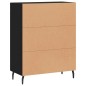 vidaXL Sideboard Schwarz 69,5x34x90 cm Holzwerkstoff vidaXL Sideboard Schwarz 69,5x34x90 cm Holzwerkstoff