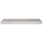 vidaXL Schweberegale 2 Stk. Betongrau 60x23,5x3,8 cm MDF vidaXL Schweberegale 2 Stk. Betongrau 60x23,5x3,8 cm MDF