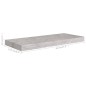 vidaXL Schweberegale 2 Stk. Betongrau 60x23,5x3,8 cm MDF vidaXL Schweberegale 2 Stk. Betongrau 60x23,5x3,8 cm MDF