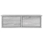vidaXL Wandschrank Grau Sonoma 60x26x18,5 cm Holzwerkstoff vidaXL Wandschrank Grau Sonoma 60x26x18,5 cm Holzwerkstoff