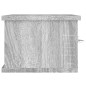 vidaXL Wandschrank Grau Sonoma 60x26x18,5 cm Holzwerkstoff vidaXL Wandschrank Grau Sonoma 60x26x18,5 cm Holzwerkstoff