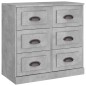vidaXL Sideboard Betongrau 70x35,5x67,5 cm Holzwerkstoff vidaXL Sideboard Betongrau 70x35,5x67,5 cm Holzwerkstoff