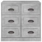 vidaXL Sideboard Betongrau 70x35,5x67,5 cm Holzwerkstoff vidaXL Sideboard Betongrau 70x35,5x67,5 cm Holzwerkstoff