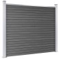 vidaXL Zaunelement WPC 180x146 cm Schwarz vidaXL Zaunelement WPC 180x146 cm Schwarz
