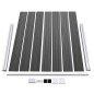 vidaXL Zaunelement WPC 180x146 cm Schwarz vidaXL Zaunelement WPC 180x146 cm Schwarz