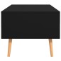 vidaXL Couchtisch Schwarz 100x49,5x43 cm Holzwerkstoff vidaXL Couchtisch Schwarz 100x49,5x43 cm Holzwerkstoff