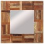 vidaXL Wandspiegel Altholz Massiv 50x50 cm vidaXL Wandspiegel Altholz Massiv 50x50 cm