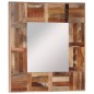vidaXL Wandspiegel Altholz Massiv 50x50 cm vidaXL Wandspiegel Altholz Massiv 50x50 cm