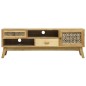 vidaXL TV-Schrank Schnitzerei Braun 120 × 30 × 42 cm Holz vidaXL TV-Schrank Schnitzerei Braun 120 × 30 × 42 cm Holz