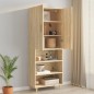 vidaXL Hängeschrank Sonoma-Eiche 69,5x34x90 cm vidaXL Hängeschrank Sonoma-Eiche 69,5x34x90 cm