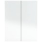 vidaXL Bad-Spiegelschrank 60x15x75 cm MDF Grau vidaXL Bad-Spiegelschrank 60x15x75 cm MDF Grau