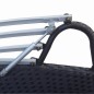 vidaXL Outdoor-Loungebett mit Dach Poly Rattan Schwarz vidaXL Outdoor-Loungebett mit Dach Poly Rattan Schwarz