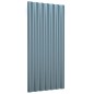 vidaXL Dachpaneele 12 Stk. Pulverbeschichteter Stahl Grau 80x36 cm vidaXL Dachpaneele 12 Stk. Pulverbeschichteter Stahl Grau 80x36 cm