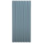 vidaXL Dachpaneele 12 Stk. Pulverbeschichteter Stahl Grau 80x36 cm vidaXL Dachpaneele 12 Stk. Pulverbeschichteter Stahl Grau 80x36 cm