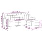 vidaXL 3-Sitzer-Sofa mit Hocker Cappuccino-Braun 180 cm Kunstleder vidaXL 3-Sitzer-Sofa mit Hocker Cappuccino-Braun 180 cm Kunstleder