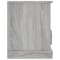 vidaXL TV-Schrank Grau Sonoma 93x35,5x45 cm Holzwerkstoff vidaXL TV-Schrank Grau Sonoma 93x35,5x45 cm Holzwerkstoff