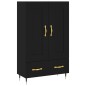 vidaXL Highboard Schwarz 69,5x31x115 cm Holzwerkstoff vidaXL Highboard Schwarz 69,5x31x115 cm Holzwerkstoff