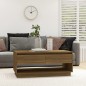 vidaXL Couchtisch Braun Eiche-Optik 102,5x55x44 cm Holzwerkstoff vidaXL Couchtisch Braun Eiche-Optik 102,5x55x44 cm Holzwerkstoff