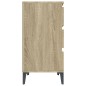 vidaXL Sideboard Sonoma-Eiche 60x35x70 cm Holzwerkstoff vidaXL Sideboard Sonoma-Eiche 60x35x70 cm Holzwerkstoff